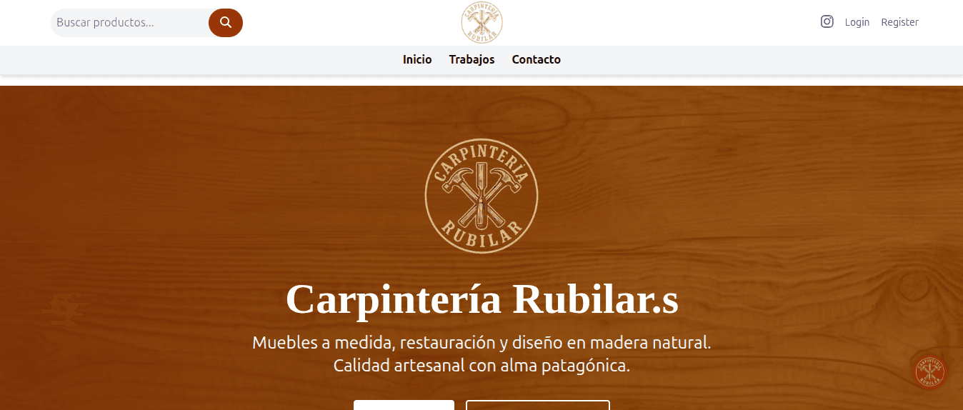 Proyecto para  Carpintería Rubilar Bariloche